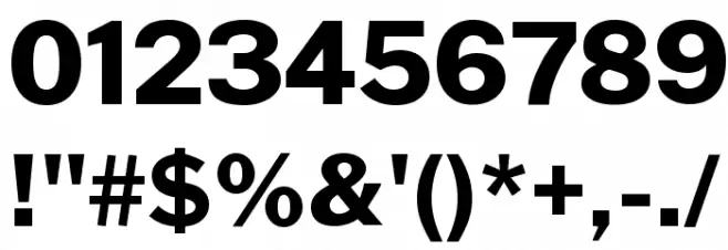 Cheyenne Sans ExtraBold Font OTHER CHARS