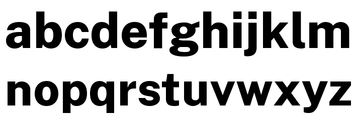 Cheyenne Sans ExtraBold Font LOWERCASE