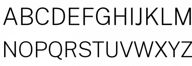Cheyenne Sans ExtraLight フォント 大文字