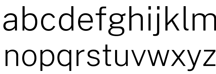 Cheyenne Sans ExtraLight Font LOWERCASE