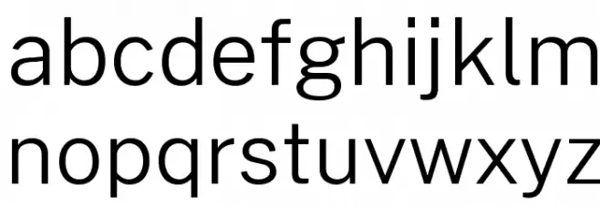 Cheyenne Sans Light 字体 小写