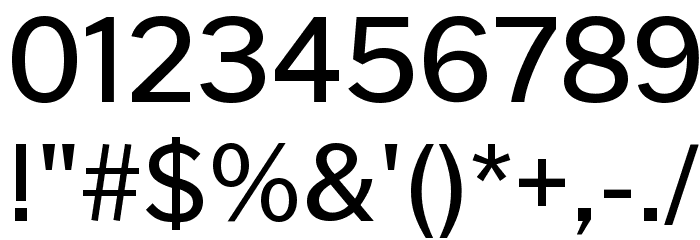 Cheyenne Sans Medium Font OTHER CHARS