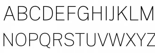 Cheyenne Sans Thin خط أحرف كبيرة