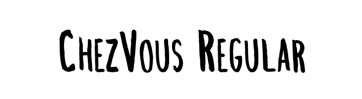 ChezVous-Regular फ़ॉन्ट