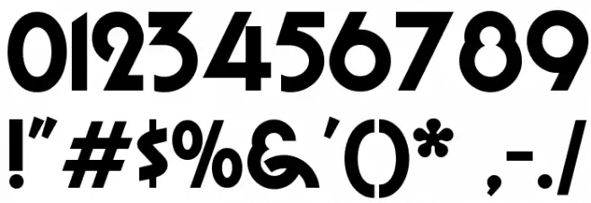 Chi-Town NF Font OTHER CHARS