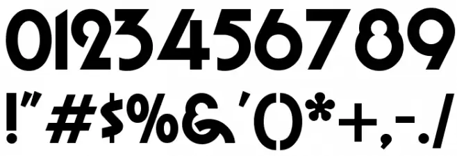 Chi-TownNF Font OTHER CHARS