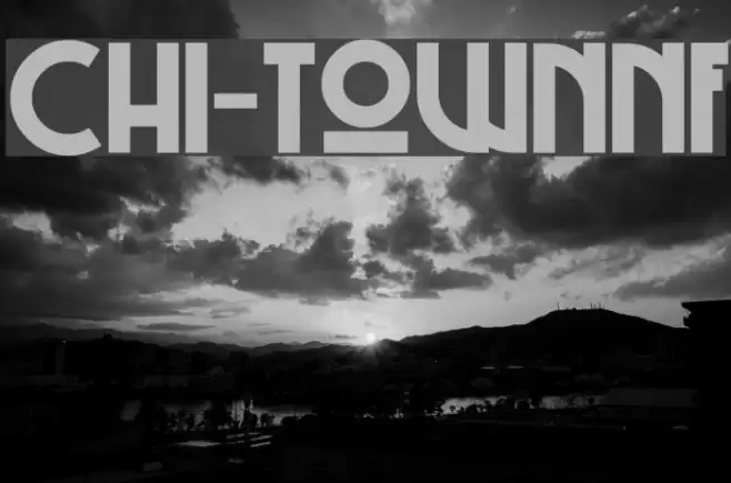 Chi-TownNF Font examples