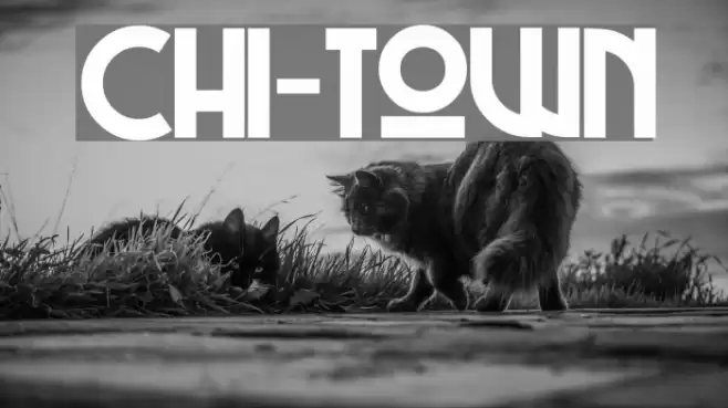 Chi-Town Font examples