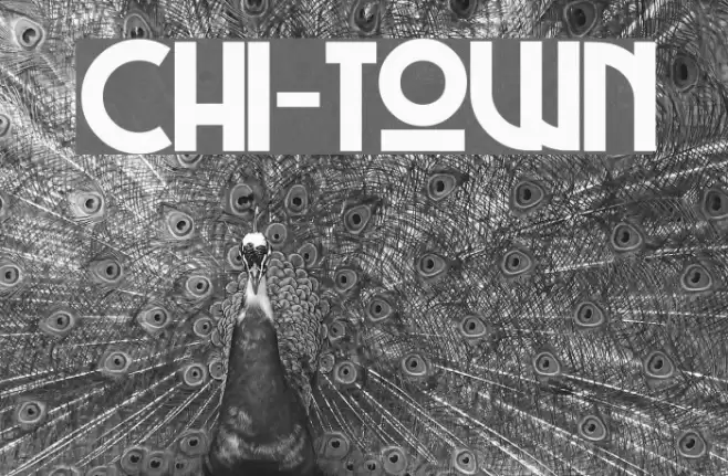 Chi-Town Font examples