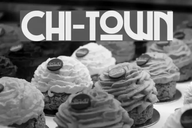 Chi-Town Font examples