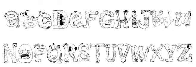 Chi font Caratteri MAIUSCOLE