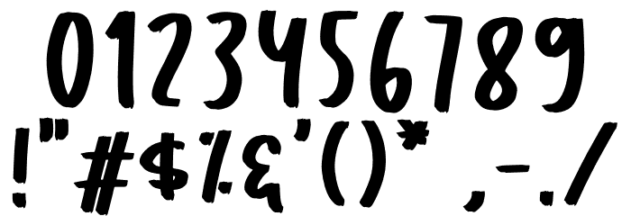 Chia Seeds Font OTHER CHARS