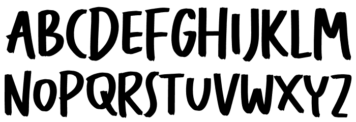 Chia Seeds Font LOWERCASE