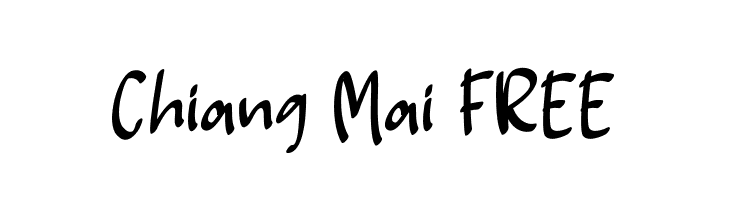 Chiang Mai FREE  font caratteri gratis