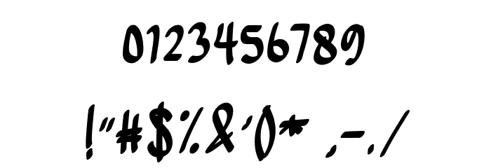 Chiang Mai FREE Font OTHER CHARS