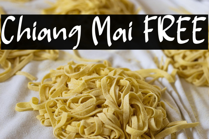 Chiang Mai FREE Example 2