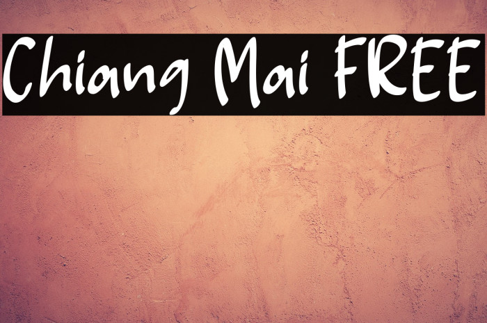 Chiang Mai FREE Example 3