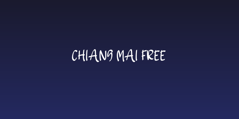 Chiang Mai FREE Social Header