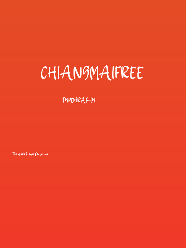 ChiangMaiFREE Poster