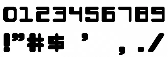Chiaroscuro-Black フォント その他の文字