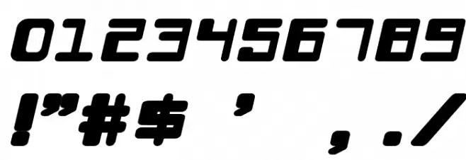 Chiaroscuro-BlackItalic Font OTHER CHARS