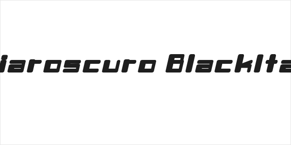 Chiaroscuro-BlackItalic Logo