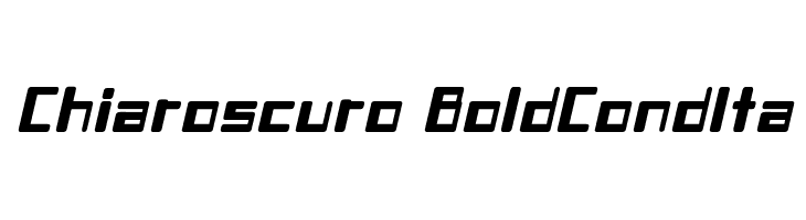 Chiaroscuro-BoldCondIta  font caratteri gratis