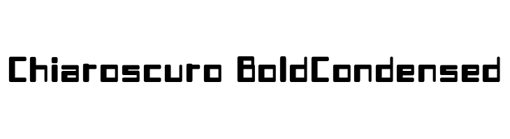 Chiaroscuro-BoldCondensed Fuentes