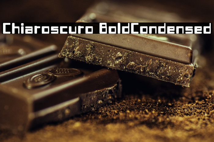 Chiaroscuro-BoldCondensed Example 3