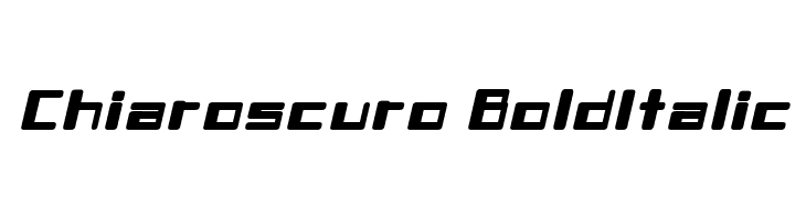Chiaroscuro-BoldItalic  Frei Schriftart Herunterladen