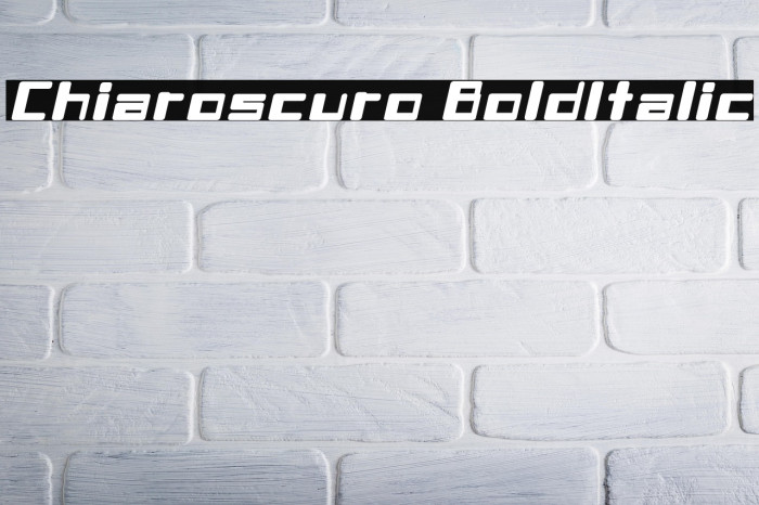 Chiaroscuro-BoldItalic Example 1