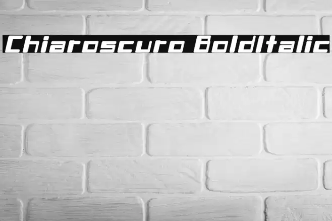 Chiaroscuro-BoldItalic خط examples