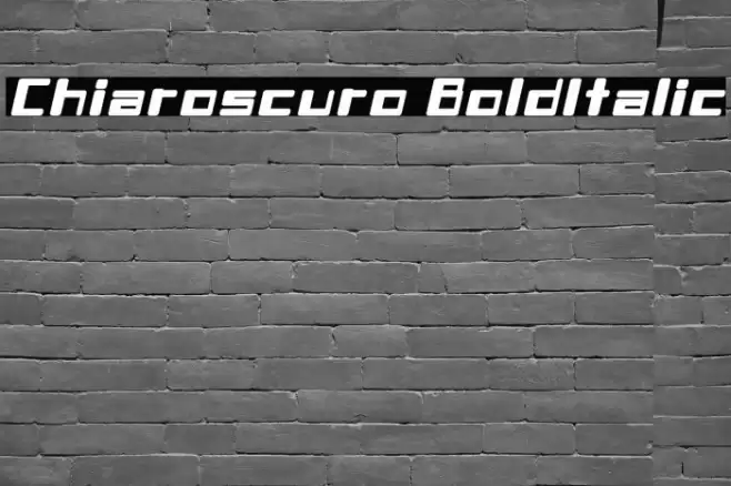 Chiaroscuro-BoldItalic خط examples