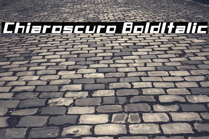 Chiaroscuro-BoldItalic Example 3