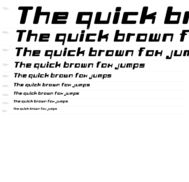 Chiaroscuro-BoldItalic Waterfall