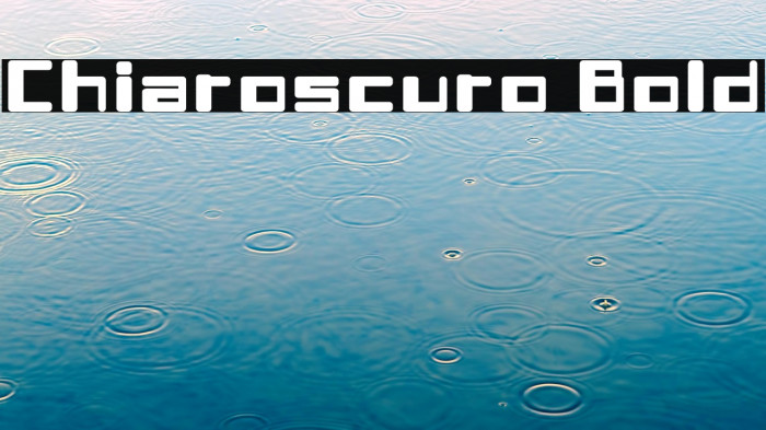 Chiaroscuro-Bold Example 1
