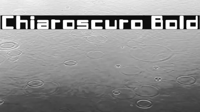 Chiaroscuro-Bold Шрифта examples