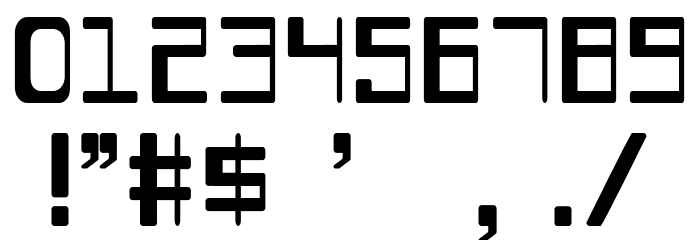 Chiaroscuro-Condensed フォント その他の文字