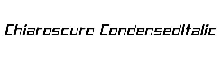 Chiaroscuro-CondensedItalic  لخطوط تنزيل