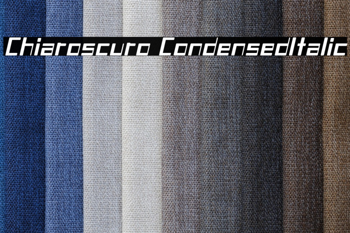 Chiaroscuro-CondensedItalic Example 2