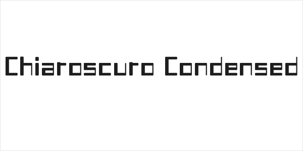 Chiaroscuro-Condensed Logo