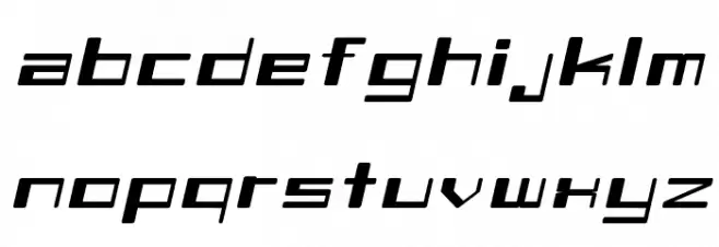 Chiaroscuro-ExpandedItalic Font Litere mici