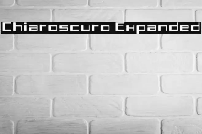 Chiaroscuro-Expanded خط examples