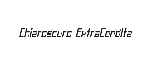Chiaroscuro-ExtraCondIta Logo