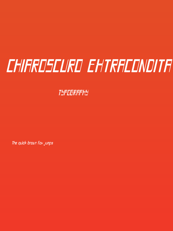 Chiaroscuro-ExtraCondIta Poster