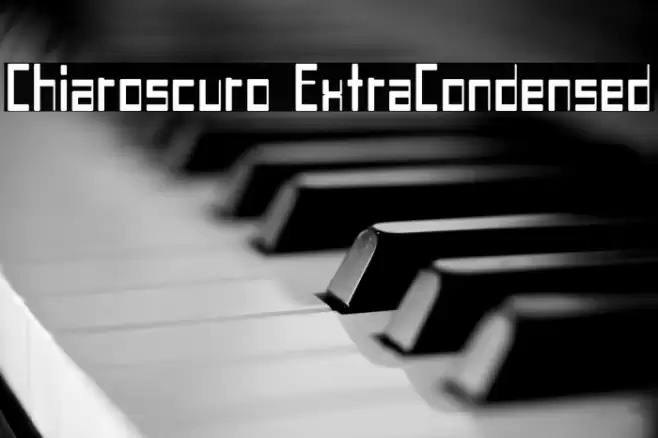 Chiaroscuro-ExtraCondensed Fuentes examples