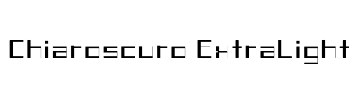 Chiaroscuro-ExtraLight  Frei Schriftart Herunterladen