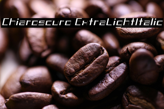 Chiaroscuro-ExtraLightItalic Example 3