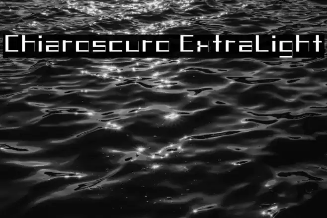 Chiaroscuro-ExtraLight Polices examples
