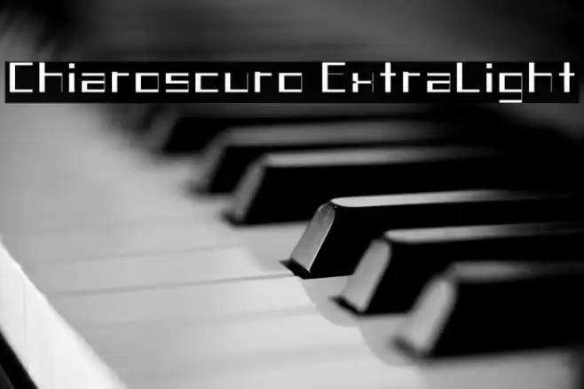 Chiaroscuro-ExtraLight Polices examples